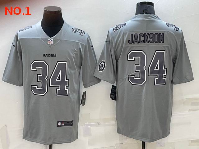 Men's Las Vegas Raiders #34 Bo Jackson Jerseys-11